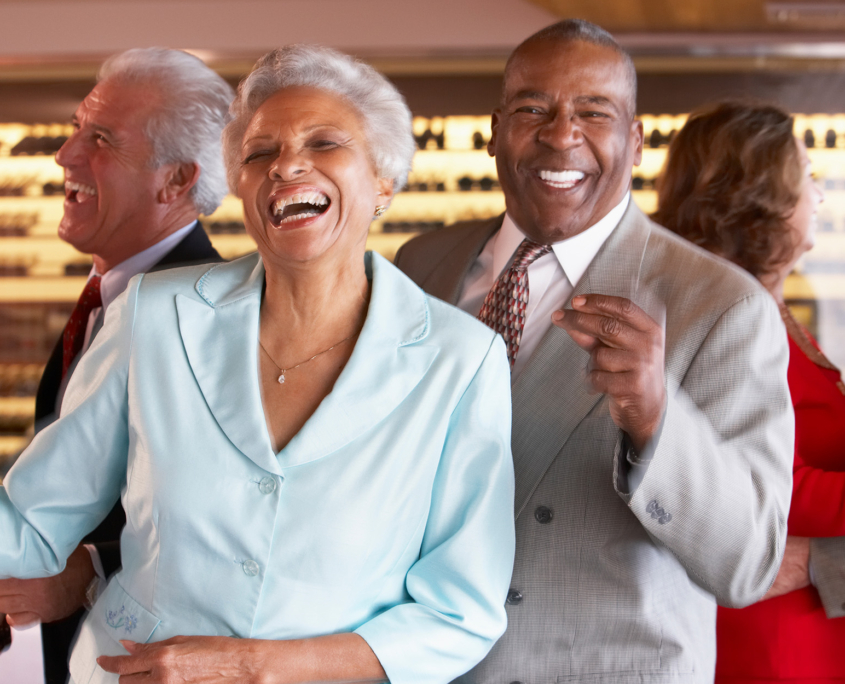 Older Couples Dancing in Ballroom