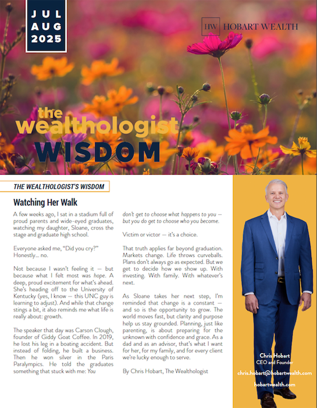 July – August Newsletter – 2025